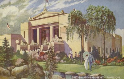 British Government Pavilion, British Empire -näyttely, Wembley, 1924 tekijältä Ernest Coffin